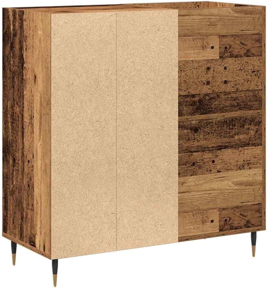 vidaXL Schallplattenschrank Altholz 85 x 38 x 89 cm Holzwerkstoff | Schlankes Design ergänzt jeden W