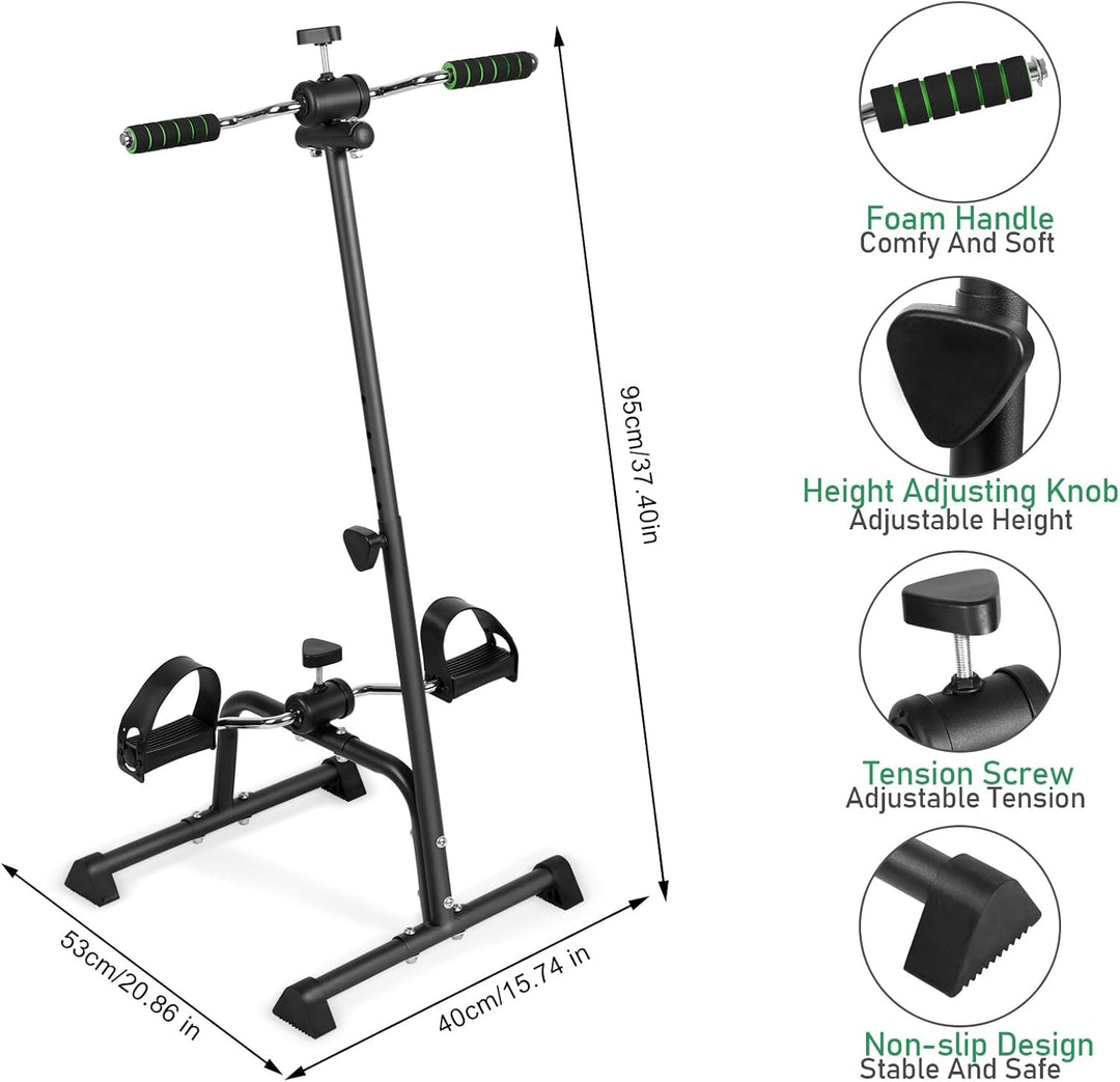 Heimtrainer für Senioren, Heimtrainer für ältere Menschen, Pedal-Heimtrainer, Hand-Arm-Bein-Knie-Hau
