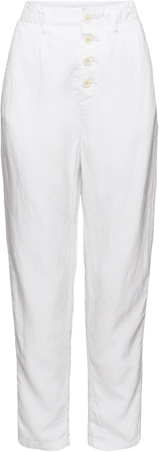 Esprit Damen Hose 042ee1b310 44 100/White, 44 100/White