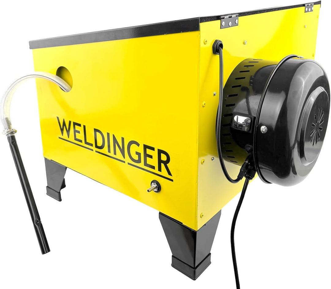 WELDINGER Sandstrahlkabine SK 200 mit Absauggebläse für freie Sicht