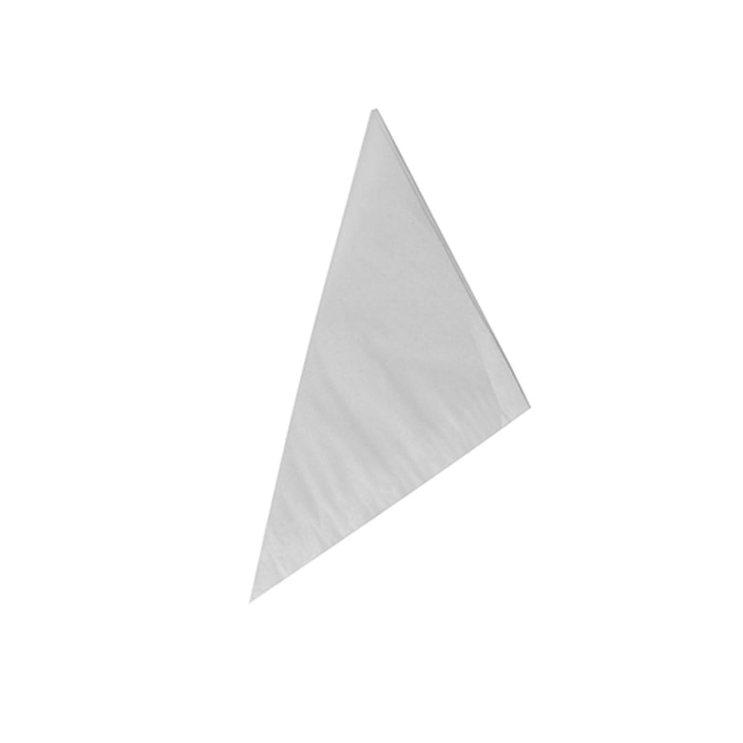 PAPSTAR - Spitztüten/Papiertüten 19 x 18,5 x 26,5cm gefädelt weiss/Füllinh. 125g