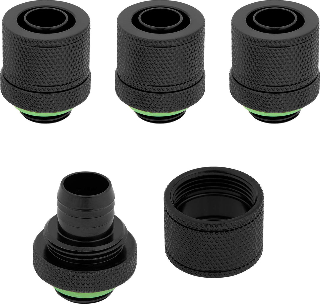 Corsair Hydro X Series XF Kompressions anschluss (AD/ID 10/13mm (1/2 Zoll/3/8 Zoll), Viererpack, G1/