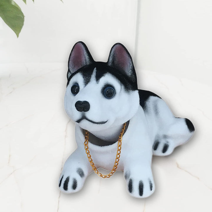 Dekoration für Armaturenbrett, Bobble-Kopf, Hund, Auto-Innendekoration, für Auto-Zifferblatt, Bürode
