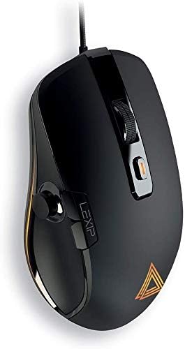 Lexip - Gaming Maus - Np93 Neptunium Alpha - Französische Innovation - 12 Programmierbare Tasten - U