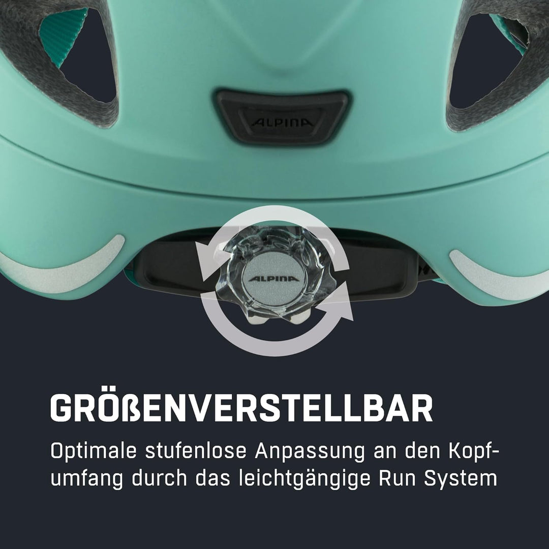 ALPINA XIMO L.E. - Leichter, Sicherer & Bruchfester Fahrradhelm Mit Optionalen LED-Licht Für Kinder
