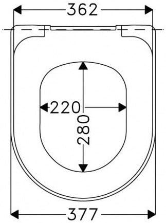 Haro WC-Sitz Tube Softclose Premium für TOTO NC (CW762Y) mit Absenkautomatik weiss