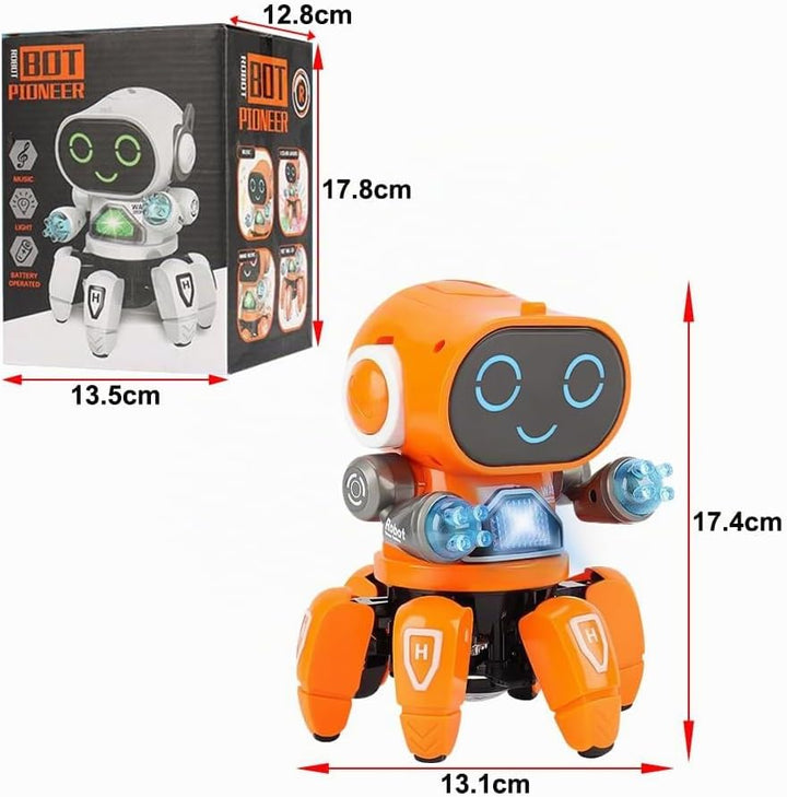 YATOSEEN Kinder Roboter Spielzeug, Begleitroboter für Kinder, mit Bunter Lichtprojektion, Tanzen, Si