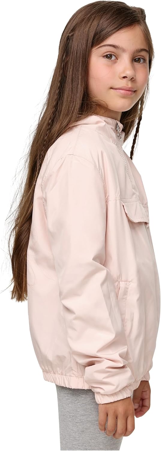 Urban Classics Damen Girls Basic Pullover Jacket 110-116 light pink, 110-116 light pink