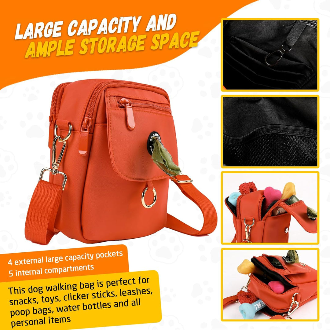 COOWONE wasserdichte Hundeleckerli-Tasche, Hundespaziergang Tasche, Leckerli-Tasche für Hunde, Hunde