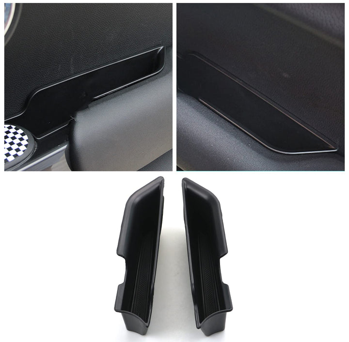 [2 Stück] CDEFG Kompatibel mit Mini Cooper F56 Auto Aufbewahrungsbox Autotür Innenrahmen Organizer A