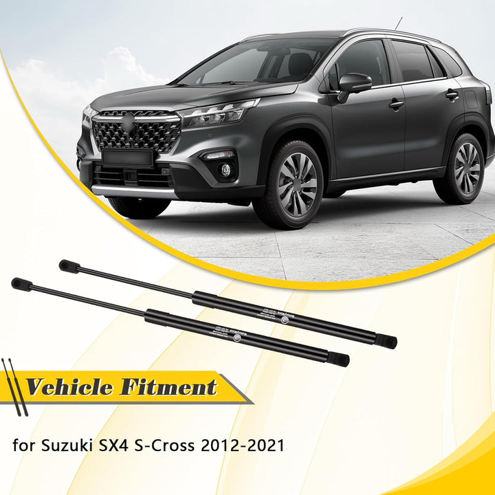 2X Heckklappendämpfer für Suzuki SX4 S-Cross 2012-2021 Gasdruckdämpfer Schwarz Gasfeder Heckklappe K