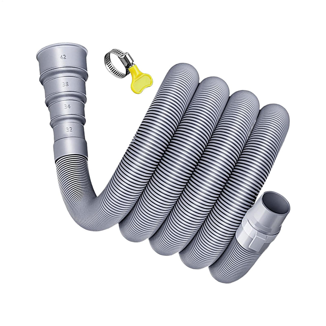 Caravans Abwasserrohr, 5 Meter Durchmesser 3-4,2 cm, PVE+PE -Abwasserschlauch, Abwasserschlauch-Set,