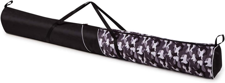 Ferocity Premium Set Skitasche und Skischuhtasche für 1 Paar Ski-Stöcke-Schuhe-Helm [053] Tarnfarbe,