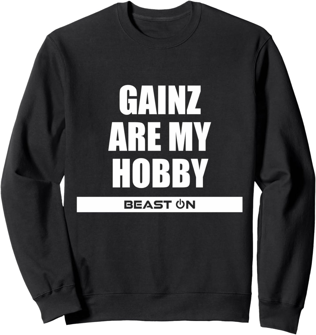 Gewinne sind mein Hobby: Fitness, Fitnessstudio, Bodybuilding. Sweatshirt