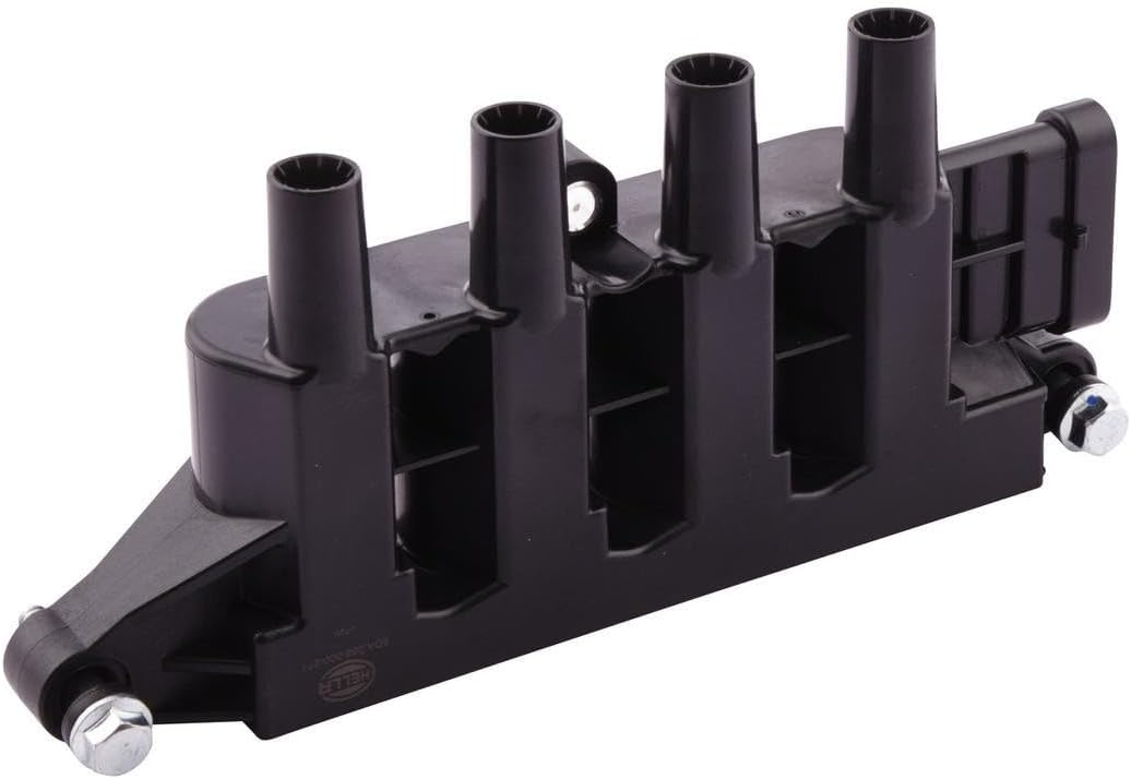 HELLA 5DA 358 000-271 Zündspule - 12V - 6-polig - Blockzündspule - geschraubt