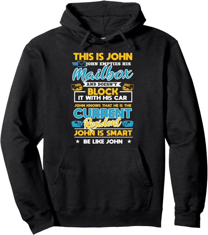 Lustige Post-Arbeiter-Geschenke. Pullover Hoodie