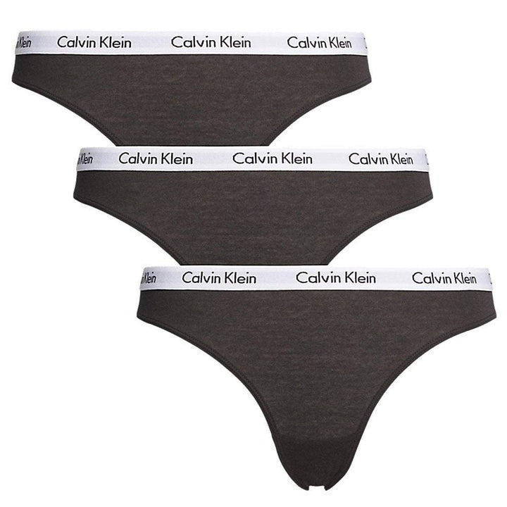 Calvin Klein Damen Bikini 3Pk Bikini Hose XS Schwarz (Black), XS Schwarz (Black)