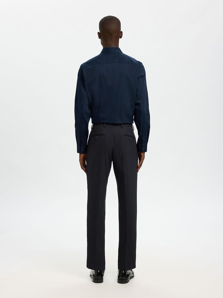 SELETED HOMME Herren Slhslim-Neil TRS B Noos Anzughose 42 Schwarz, 42 Schwarz