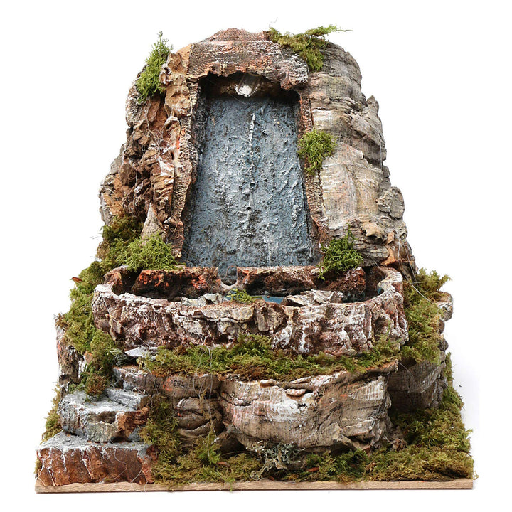 Holyart Wasserfall und Kleiner See, für 9-10 cm Krippe, 20x20x25 cm