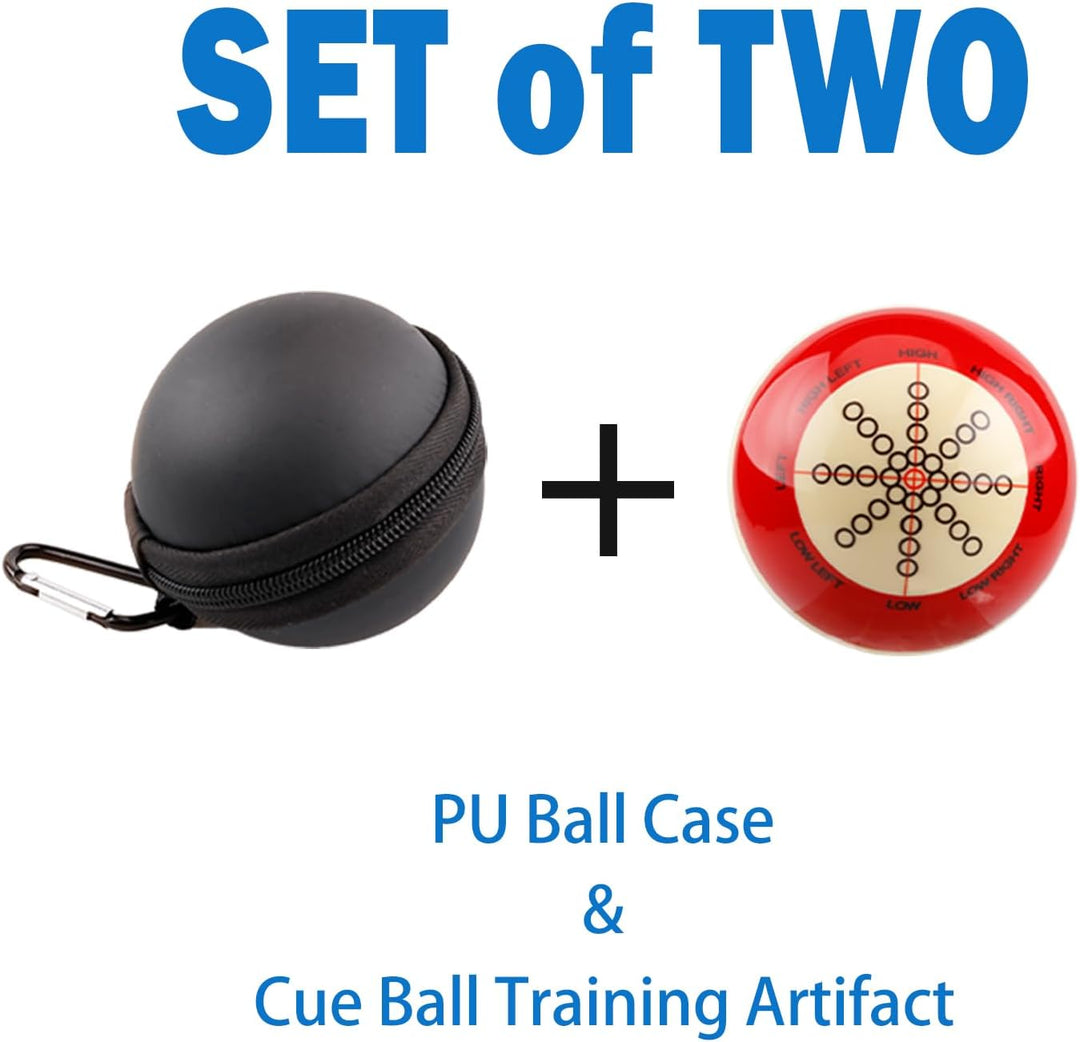Billards Cue Balls, 57,2 mm Harz Billard Kugeln Dot Spot Training Cue Ball Pool Standard Trainingsba