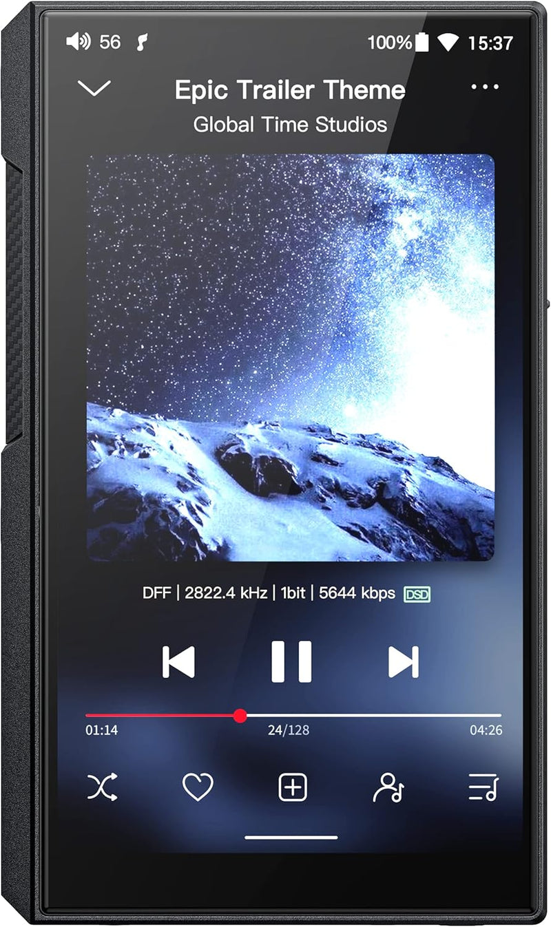 FIIO M11S Hi-Res MP3-Musik-Player mit Dual ES9038Q2M, Android 10 Snapdragon 660, 5 Zoll, verlustfrei