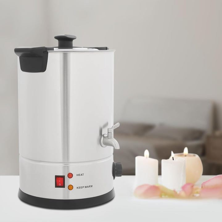 Madelynn Wachsschmelzer 1800W Elektrischer Wachskocher 12L Tischgerät Wachsschmelztopf mit Einstellb