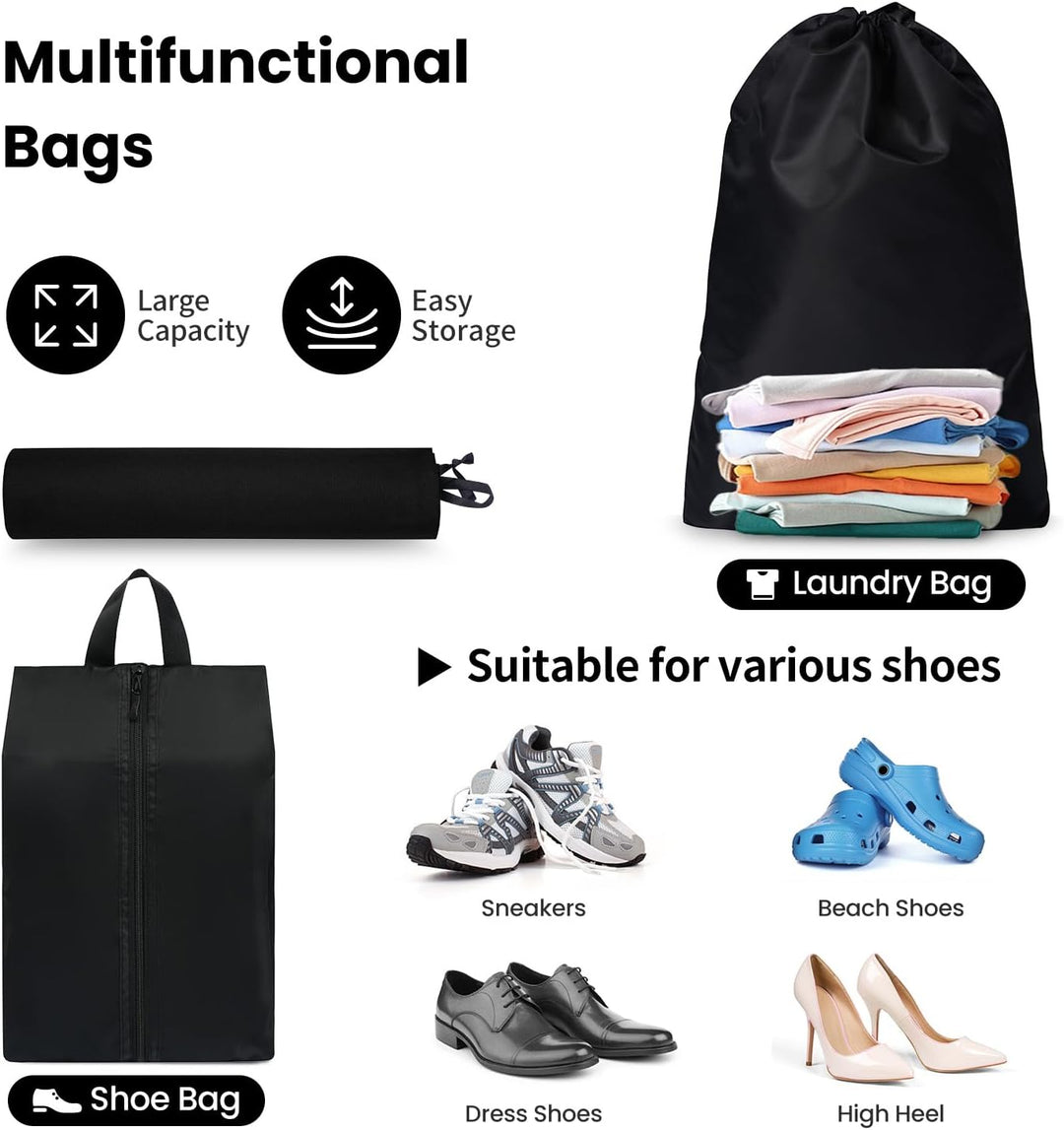 Packing Cubes for Suitcase 8 Set, Leichtgewichtige Gepäck Packing Organizer Packing Cubes für Reisez