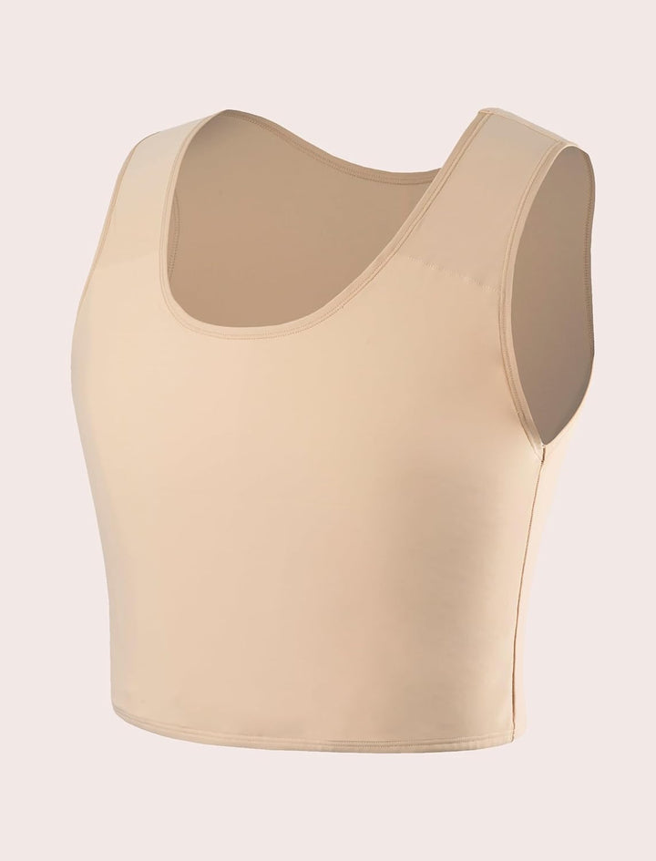 Jumwa Binder Transgender Tomboy Damen FTM Kompression Brust Binder Nude S, Nude S