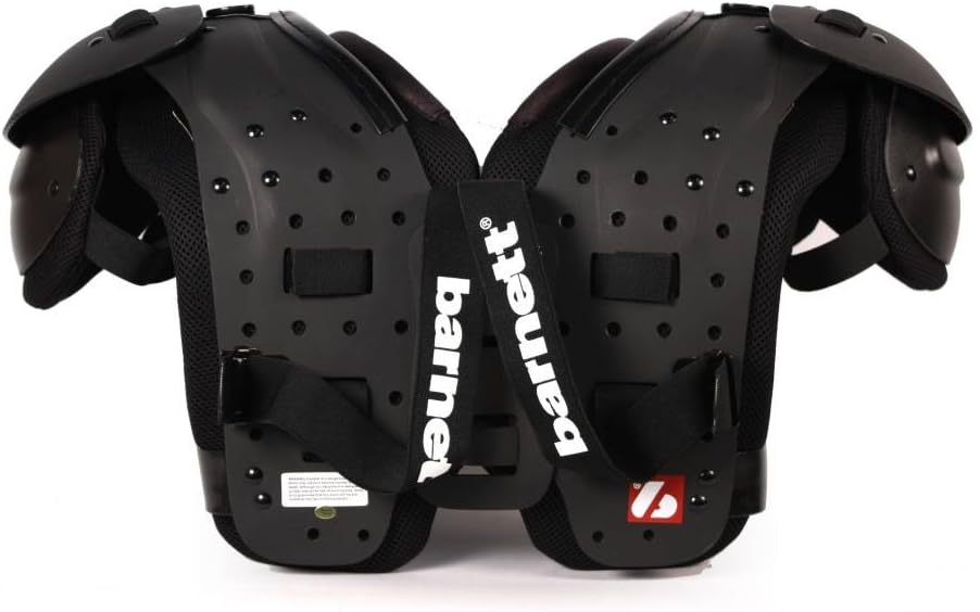 Shoulderpad Mark III American Football Schulterschutz Profi, Farbe schwarz, L