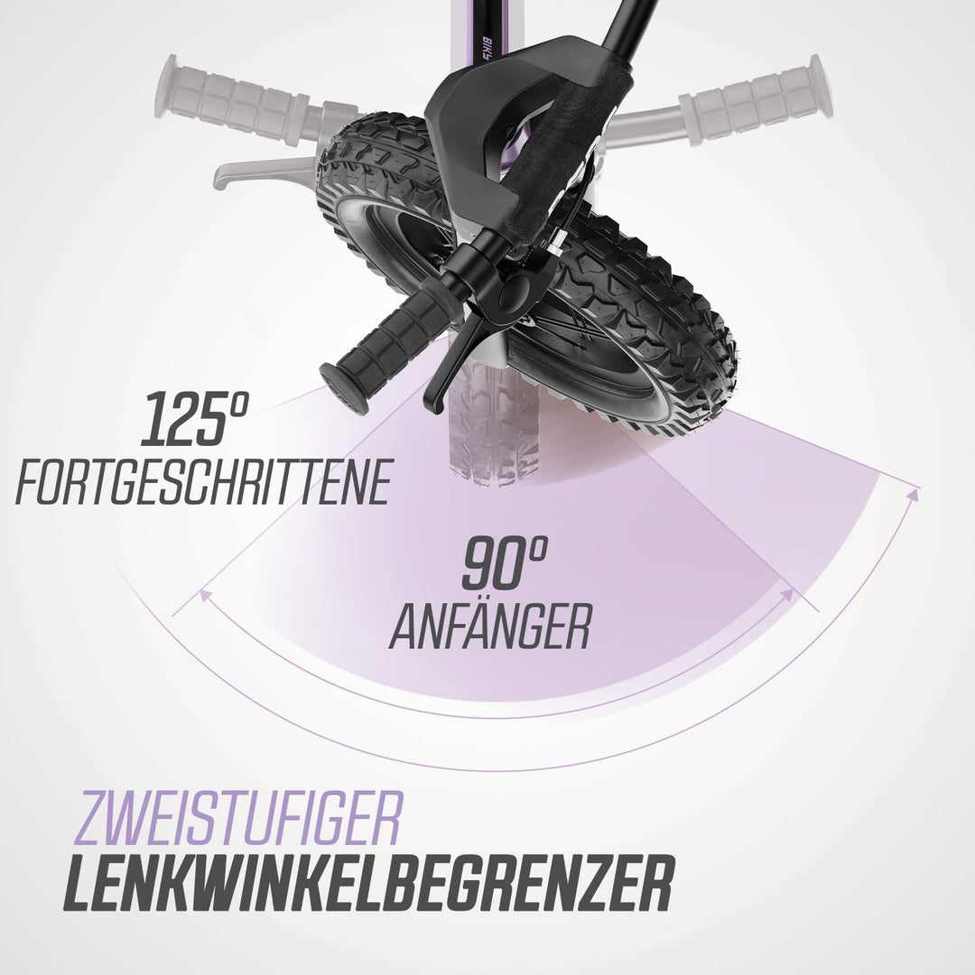 BERG Biky Cross Laufrad | ab 2 Jahren | 12 Zoll | Kinder Laufrad mit Handbremse | Luftreifen | Höhen
