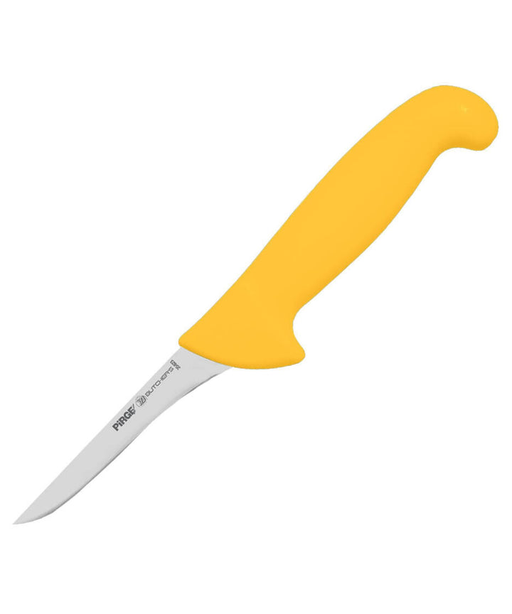 Pirge Butcher's Ausbeinmesser Profi Messer 10 cm Gelb Schlachtermesser - Fleischermesser - Stechmess