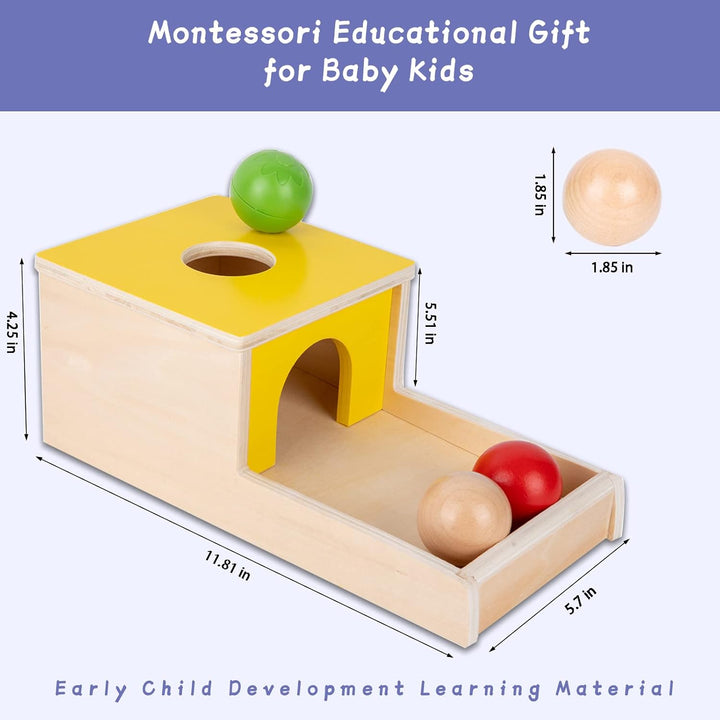 Adena Montessori Spielzeug für 1+ Jahre alte Spiel-Kit-Box enthält Karotte Ernte Spiele, Münze Box,