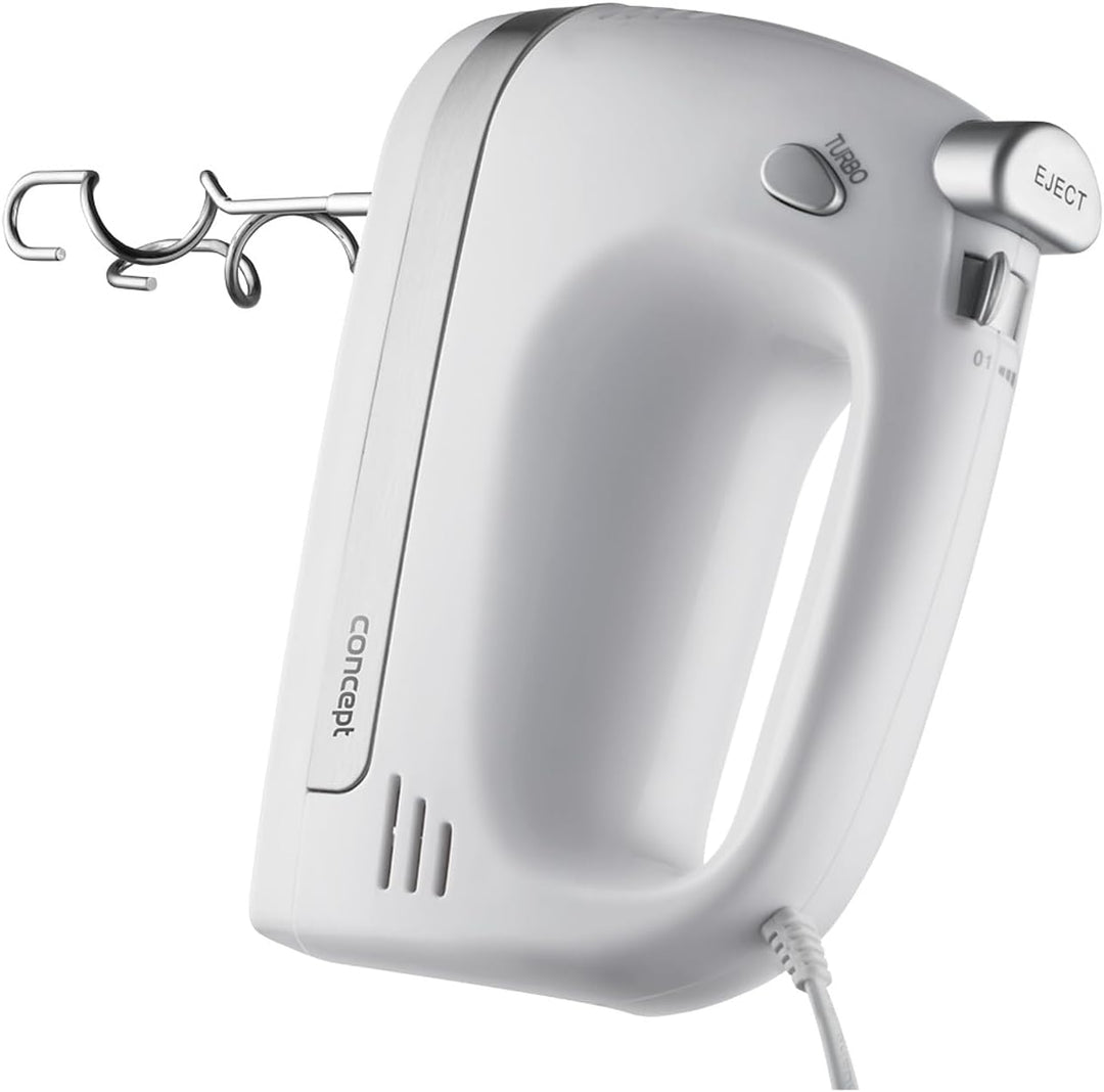 Concept Handmixer SR3390-500 W, 5 Geschwindigkeiten, Turbofunktion, ergonomischer Griff, Schneebesen