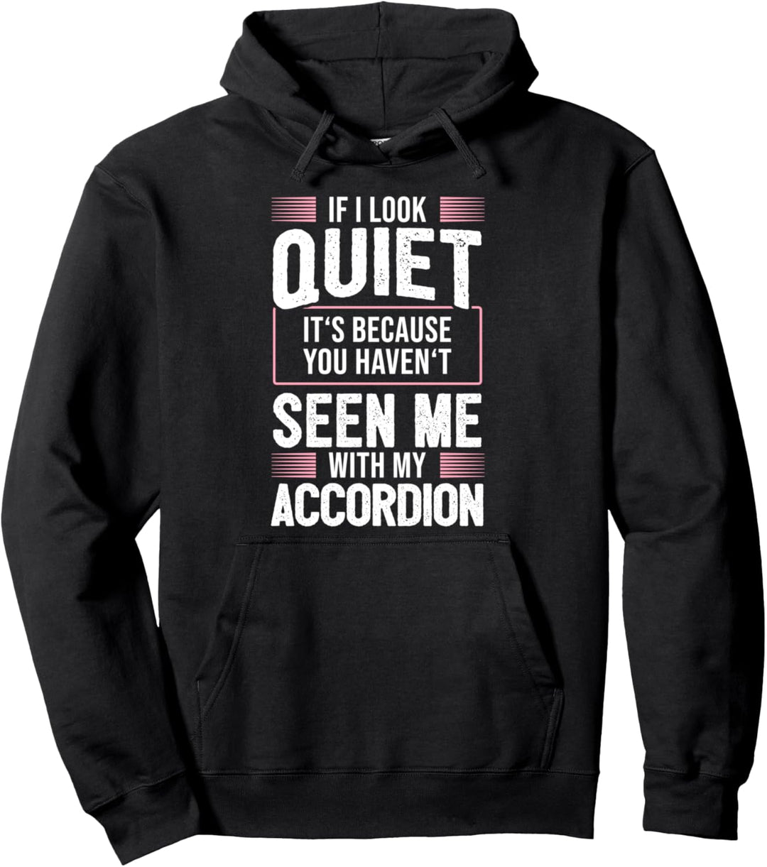 Akkordeonspieler Schifferklavier Nicht Leise Akkordeon Pullover Hoodie