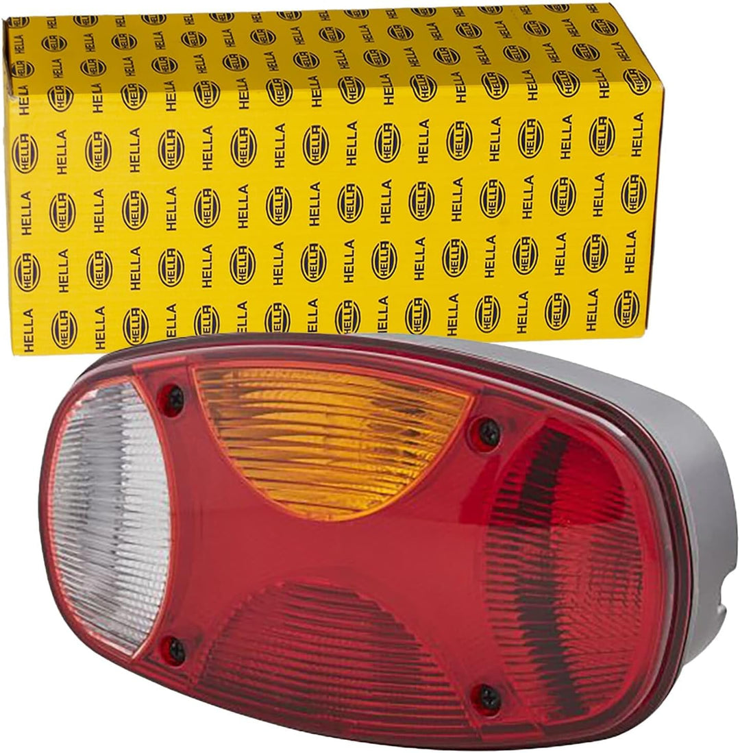 HELLA - Heckleuchte - Cargoluna - Glühlampe - 24V - Anbau/geschraubt - Lichtscheibenfarbe: mehrfarbi