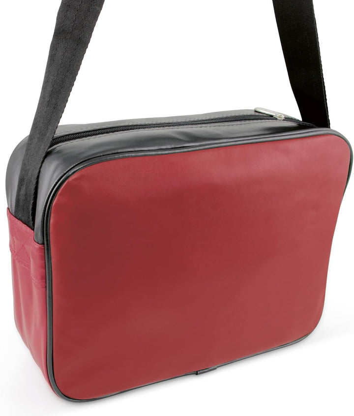 BRISA VW Collection - Volkswagen Schulter-Umhänge-Reise-Tasche-Freizeit-Bag mit VW T1 Bulli Bus Moti