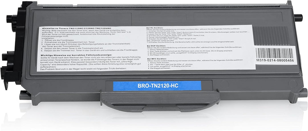 Kineco 2 Toner kompatibel für Brother TN-2120 TN2120 für Brother HL-2140, HL-2150N, HL-2170W, DCP-70