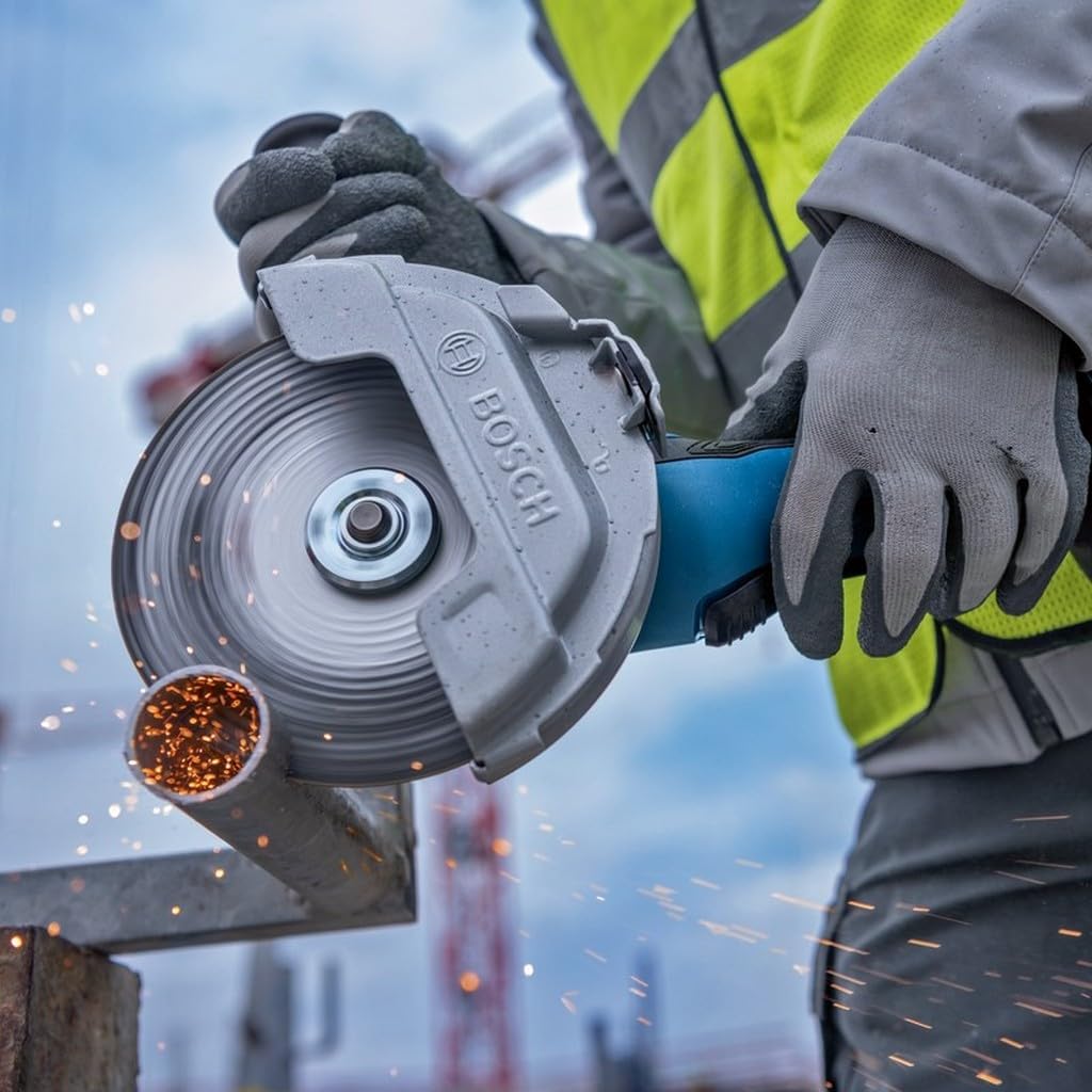 Bosch Professional BITURBO Akku-Winkelschleifer GWS 18V-180 P (Scheiben-Ø 180 mm, Schnitttiefe 230 m