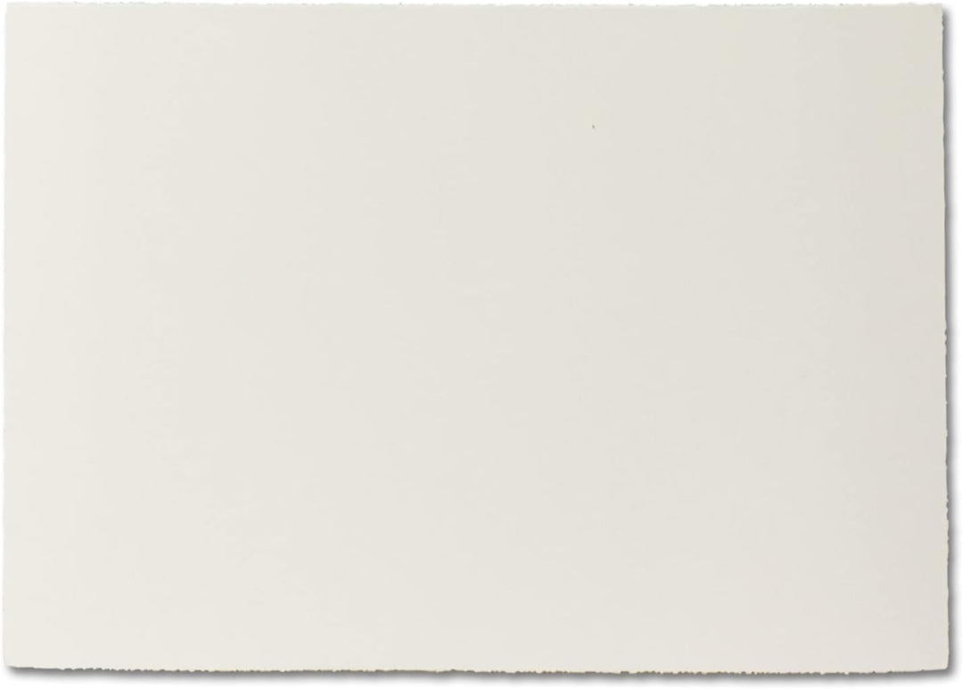 75 Stück DIN A6 Vintage Karten, Bütten-Papier, 105 x 148 mm, Natur-Weiss halbmatt - ohne Falz - Vell