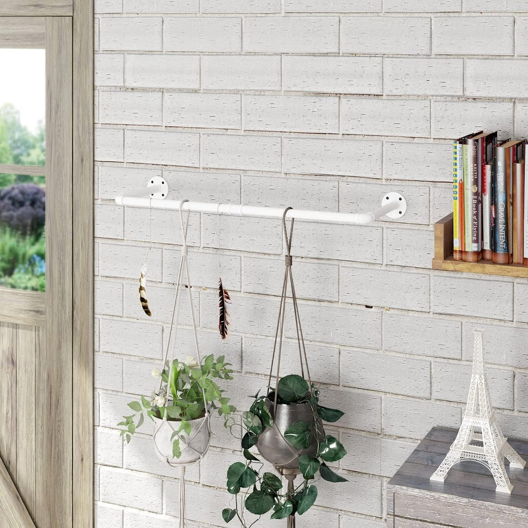 LINKPIPES Industrielle Rohr Kleidung Rack Wand befestigte Kleidung Rack Heavy Duty Platz sparende Kl