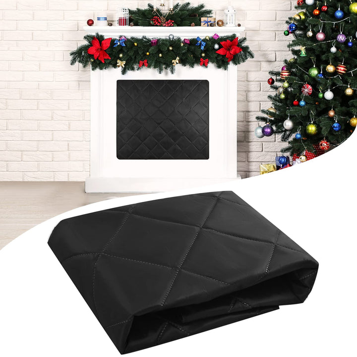 Magnetische Kaminabdeckung, Kaminblocker Decke stoppt über Nacht Wärmeverlust Indoor Kaminabdeckunge