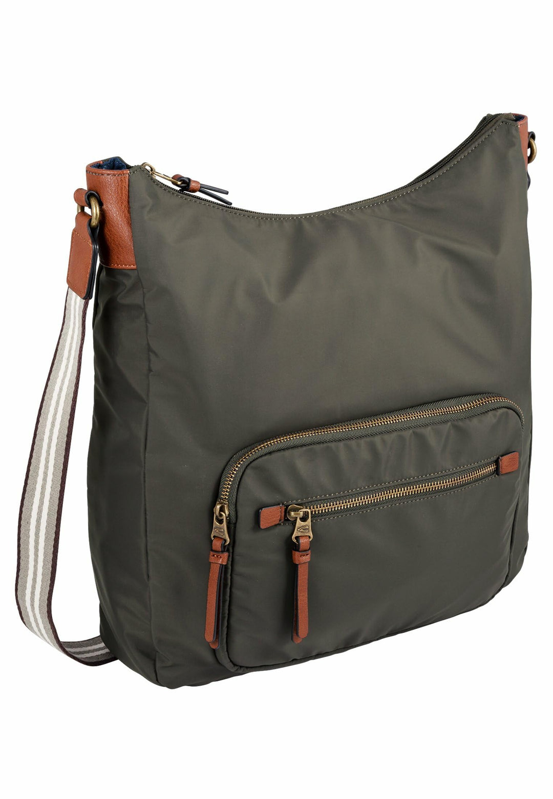 camel active bags Bari Damen Hobo Bag Schultertasche Gross khaki Khaki 35 x 13 x 38, Khaki 35 x 13 x