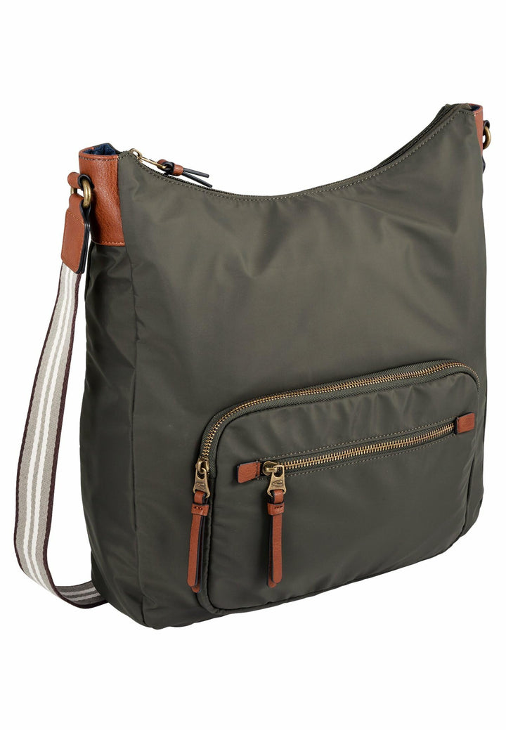 camel active bags Bari Damen Hobo Bag Schultertasche Gross khaki Khaki 35 x 13 x 38, Khaki 35 x 13 x