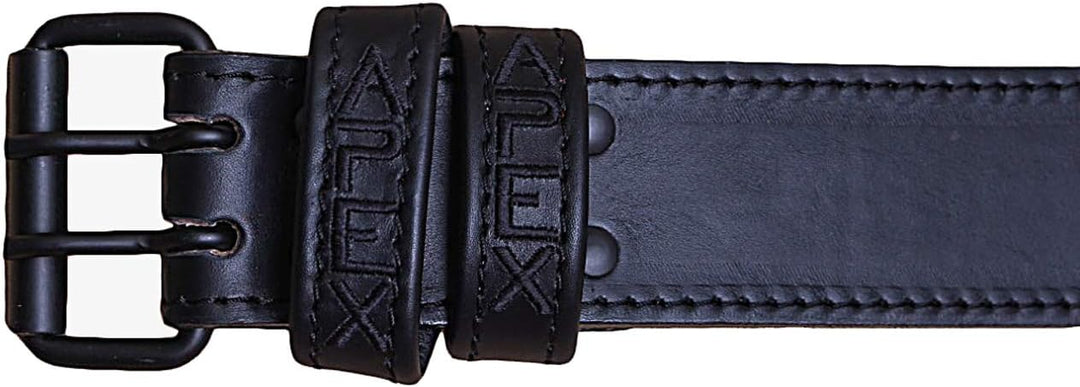 Gunsmith Gewichthebergürtel - Ultra-Premium Handgefertigt Schwarz Gewichtsgürtel für Herren und Dame
