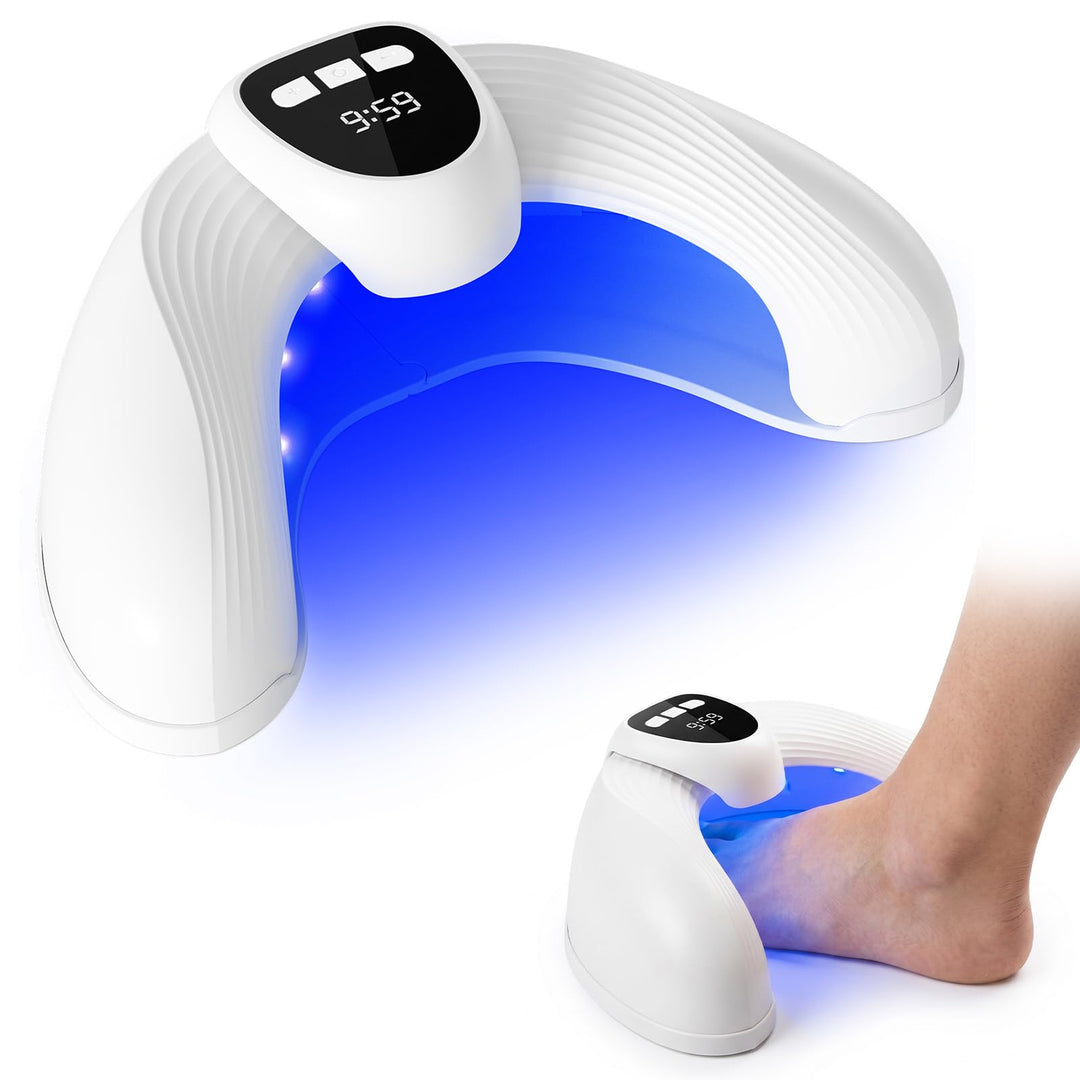 Nagelpilz-Nägelschmuck 26 LEDs Blaulicht und Rotlicht für Finger- und Zehennägel mit Timer