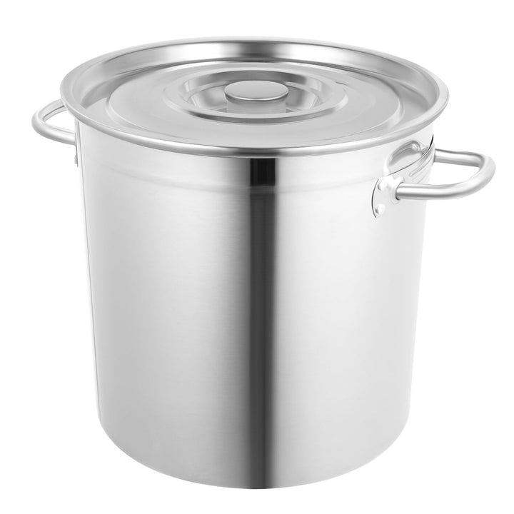 201 Edelstahl Suppentopf mit Deckel 35L 50L 70L Grosskapazität Kochtopf multifunktionaler Topf zum K