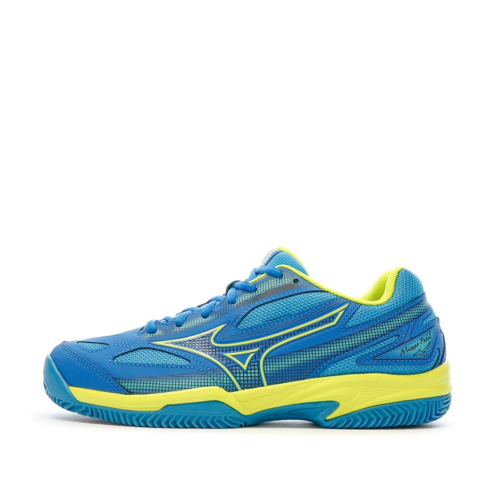 Mizuno Padelschuhe Break Shot 4 Padel 41 EU Peace Blue Acid Lime Dresden Blue, 41 EU Peace Blue Acid