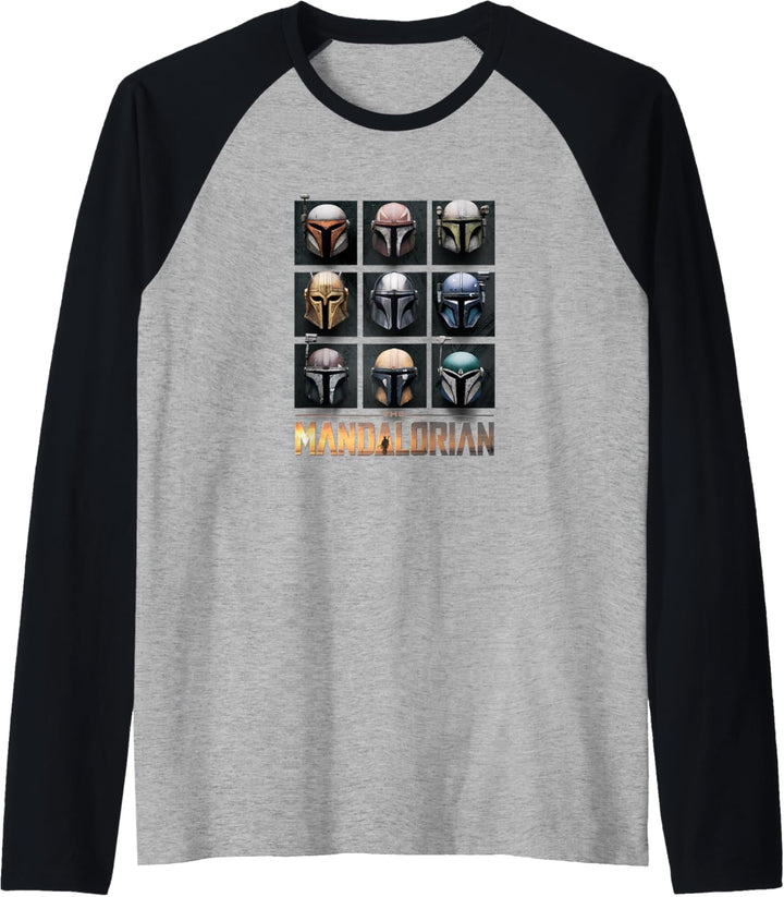 Star Wars The Mandalorian Helmet Box Up Raglan
