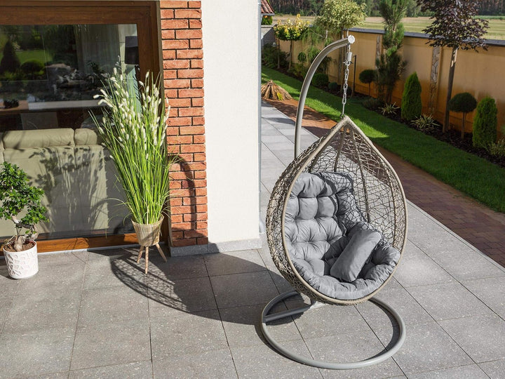PillowPrim Hängesessel Kissen, Auflage für Polyrattan/Rattan Hängeschaukel, Polster, Hängekorb, Scha