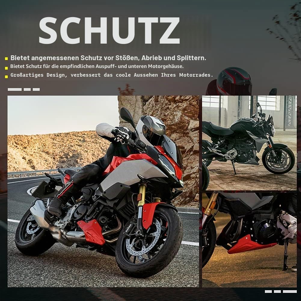 Lorababer Motorrad Untere Abdeckungen Bellypan Motorschutz Schutz Spoilerverkleidung Verkleidung Kar
